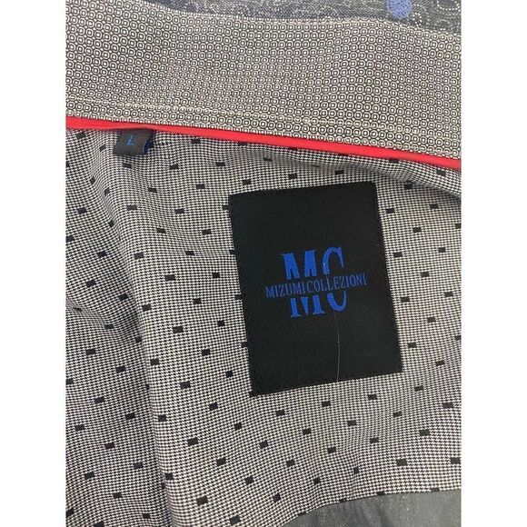 Mizumi Collezion Button Down Shirt Contrasting Cuffs & Collar Paisley - Large - Picture 8 of 11